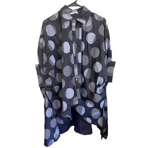 Patrizia Luca / artist chic / one size / polka dots / artsy / modern / funky